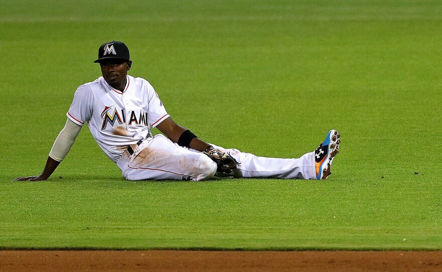 Dee Gordon had a .333 average and 205 hits last year; this year, he's been hit with a lengthy suspension over two performance-enhancing drugs.