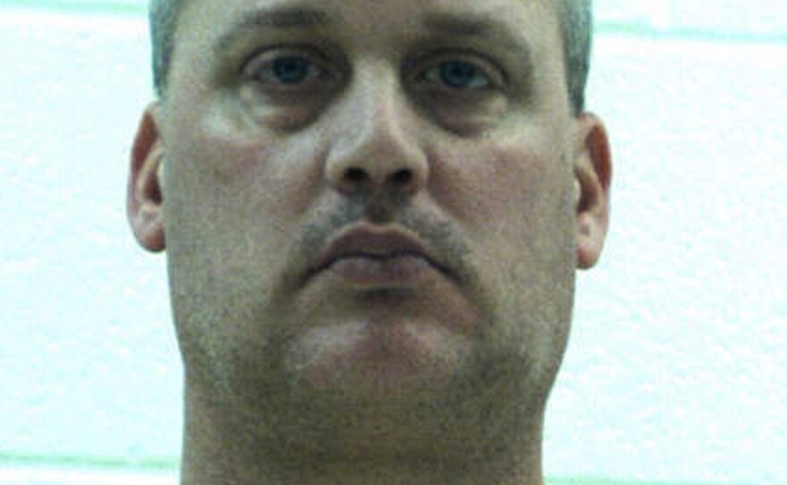 This photo provided by the Centre County Correctional Facility shows Jeffrey Sandusky, who was charged Monday with sexual offenses involving children. Sandusky is a son of former Penn State assistant coach Jerry Sandusky.