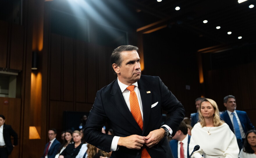 Acting Attorney General Todd Blanche appears before the Senate Judiciary Committee on Capitol Hill in Washington, Wednesday, July 15, 2026. 