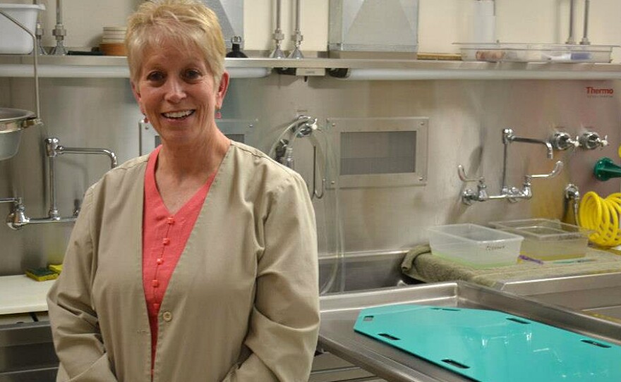 Connie Jacobson, coroner in Natrona County, Wyo., says suicide is one of the biggest public health problems facing the state. Wyoming has the highest suicide rate in the U.S., and two thirds of suicides in the state are by firearm.