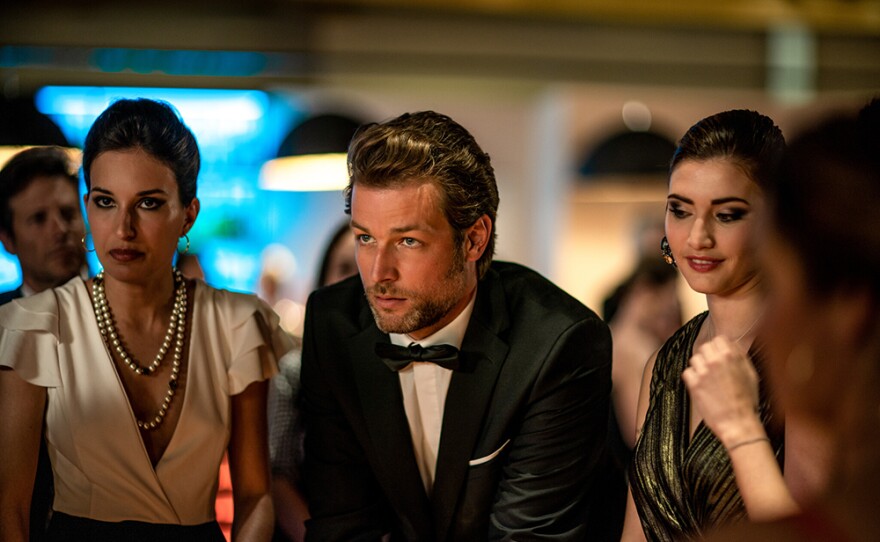 Max (JULIAN LOOMAN) in a scene from THE MALLORCA FILES "Six: To Kill a Stag."