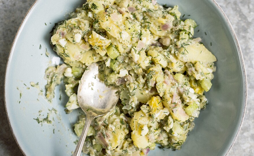 Austrian Potato Salad as featured in “The Austrian Table.”