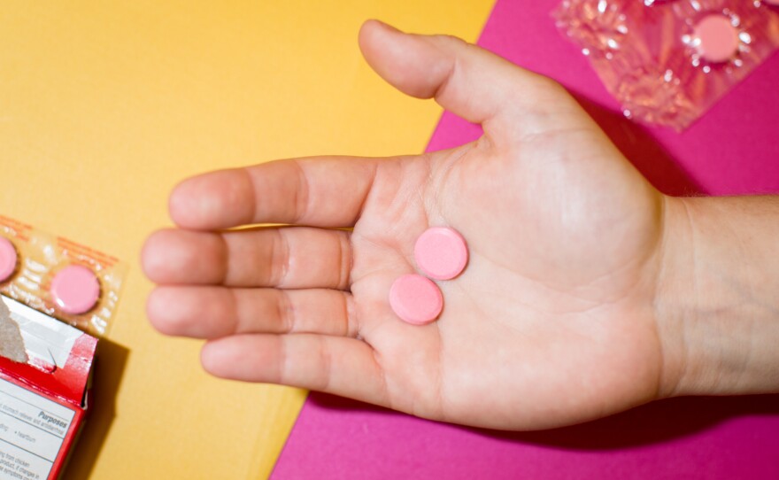 Heading someplace where you could get traveler's diarrhea? Try packing some prophylactic pills containing bismuth subsalicylate, such as Pepto Bismol.