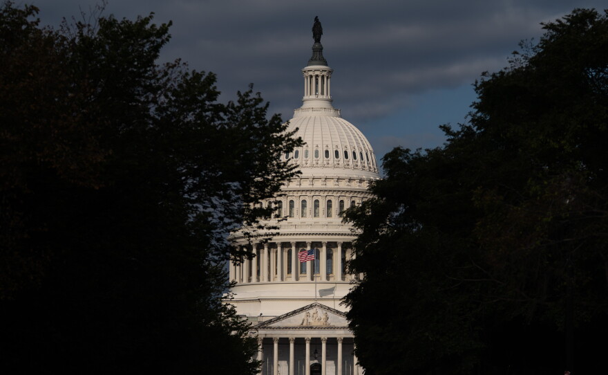 The U.S. Capitol is pictured on Monday.