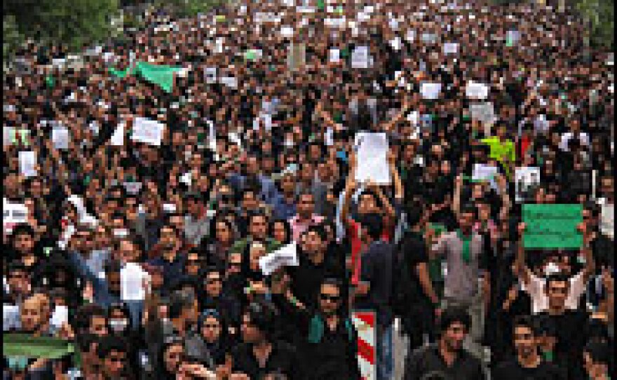 Protests of the June 12 presidential election are reportedly continuing in Iran, but U.S. intelligence agencies know little about what is happening on the ground due to a lack of staff in the country.