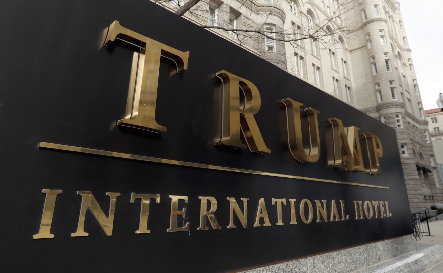 The General Services Administration says President Trump is legally entitled to hold a lease for a hotel in a federal government-owned building, regardless of what critics say.