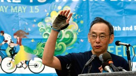 Steven Chu's efforts to curb U.S. energy consumption included  Washington, D.C.'s Bike To Work Day.