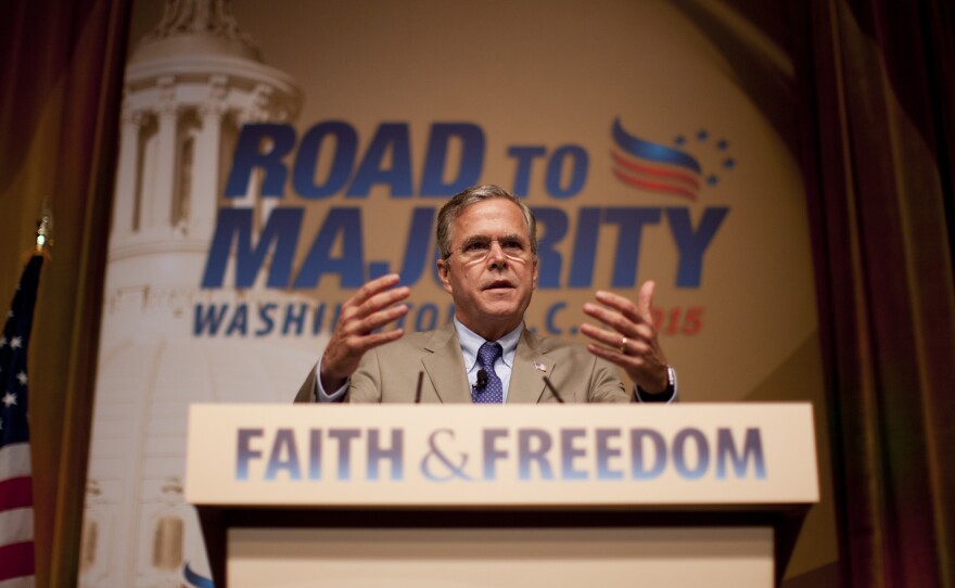 Jeb Bush speaks at the Road to Majority conference on June 19, 2015.