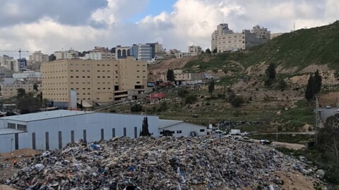 The heightened restrictions on movement make every aspect of life more difficult for the 3.4 million Palestinians living in the West Bank, in particular the collection and disposal of garbage.