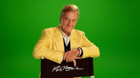 Pat Boone on the set of "Pat Boone: Love Letters In The Sands Of Time."