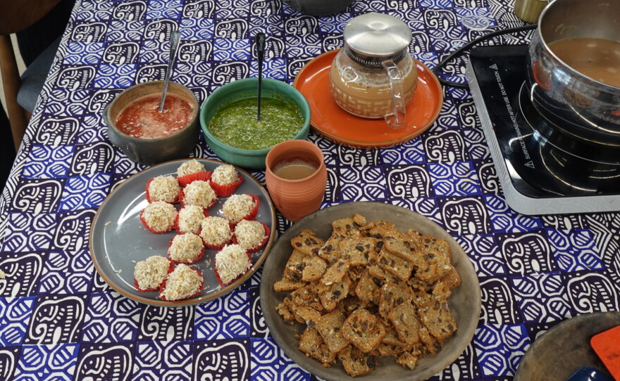 Punjabi dishes prepared by Madhushree Ghosh on May 26, 2026. Food serves as a lens for exploring history, culture and immigration in her new book, "Safar."