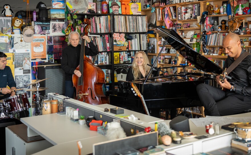Jazz pianist Eliane Elias performs a Tiny Desk at NPR's Washington, D.C., headquarters.