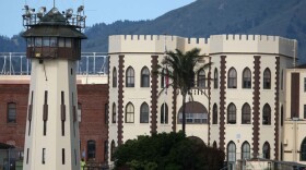 Exterior photo of San Quentin State Prison, San Quentin, Marin County, California.