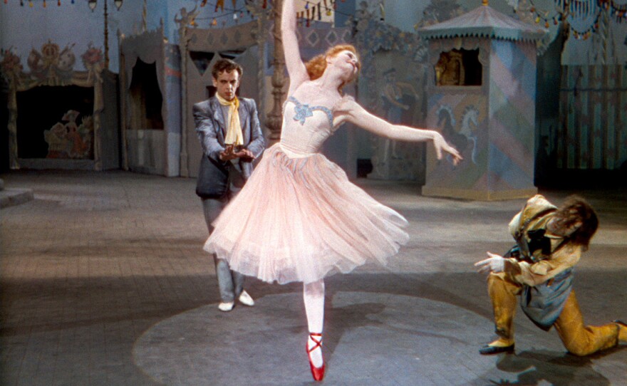 A photo from the 1948 film "The Red Shoes."