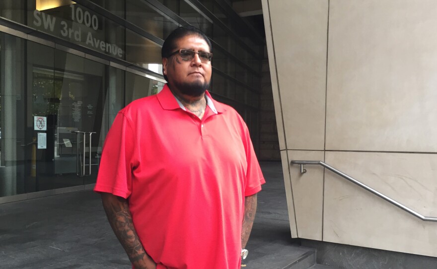 Jarvis Kennedy of the Burns Paiute Tribe made the six-hour drive between Burns, Ore., and the federal courthouse in Portland several times to follow the Bundy trial.