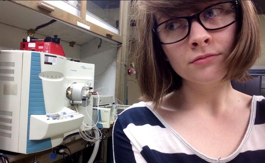 Madison Herbert was among the female scientists who tweeted messages mocking the views of Nobel laureate Tim Hunt, who recently spoke out against women in labs.