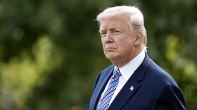 President Donald Trump walks to Marine One on the South Lawn of the White House, Thursday, Aug. 3, 2017.

