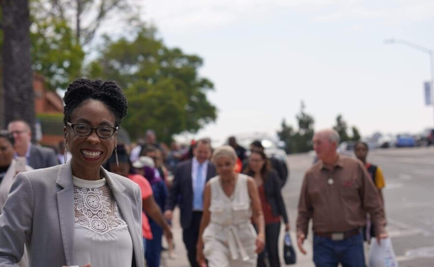San Diego City Council District 4 candidate Monica Montgomery Steppe is shown in this undated photo.