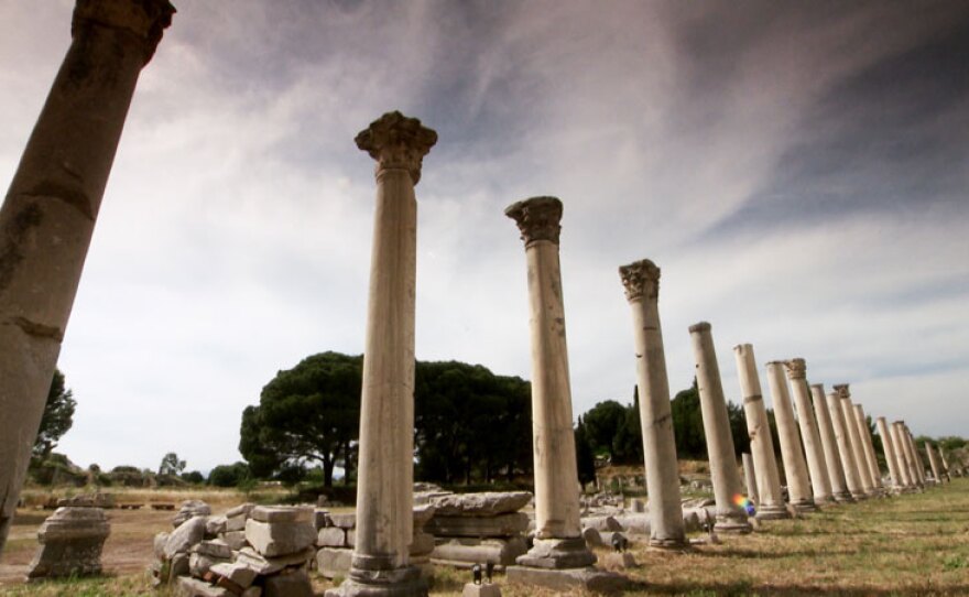 Roman Ruins in Ephesus, Turkey.