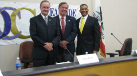 Oceanside mayoral candidates: Mayor Jim Wood, City Councilman Jerry Kern and former Mayor, Terry Johnson. 