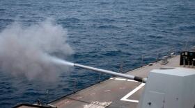 USS Churchill in the Gulf of Aden