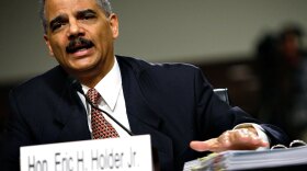 Attorney General Eric Holder testifies during a hearing before the Senate Judiciary Committee on Wednesday.