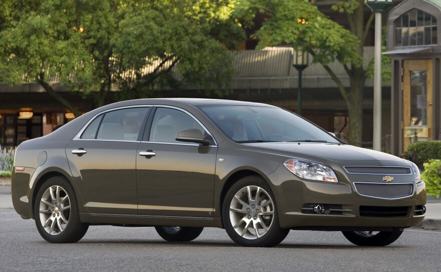 A 2008 Chevrolet Malibu LTZ.