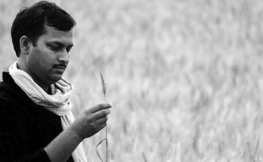 Girindra Nath Jha returned to his boyhood village of Chanka. Now he's teaching farming and English — and he's started a writer's retreat.