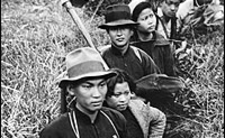 Pictured here are some of the 8,000 survivors of the Long March made by Communist leader Mao Tse-Tung and his followers.