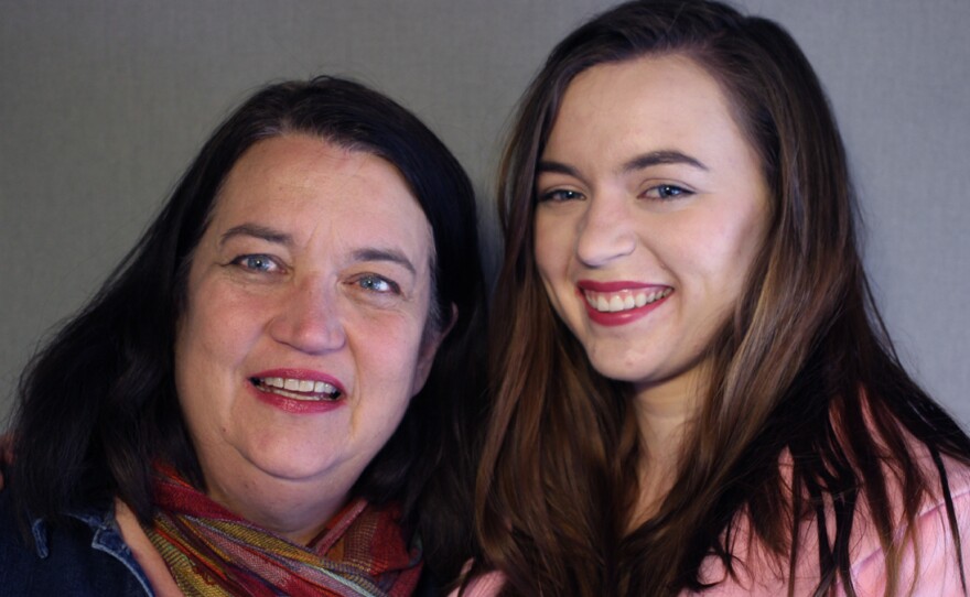 Mary Reed, with her daughter, Emma McMahon, on a recent visit with StoryCorps.