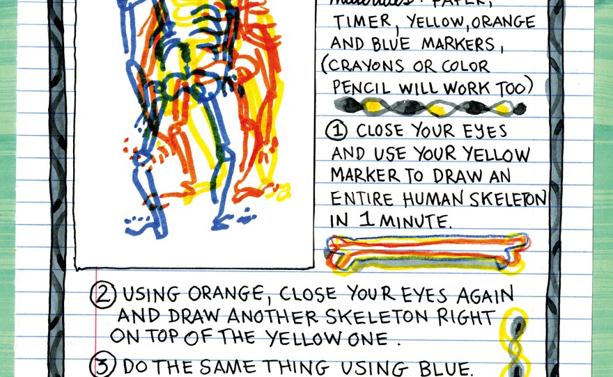 <em>Making Comics</em> is full of exercises you can do to loosen up your drawing muscles.