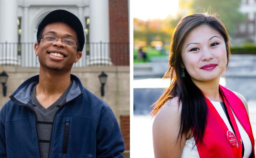 Rhys Hall and Karie Cheung are both seniors in college. They spoke with NPR about their experiences at The University of Maryland.