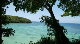 Goldeneye beach, north coast of Jamaica. In "Beyond Bob Marley," Edgar and Etana discuss the struggles of women to make their voices heard in the Jamaican music industry, and Etana and her band treat perform a stunning acoustic set on the picturesque Goldeneye beach.