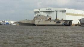 The littoral combat ship Coronado.