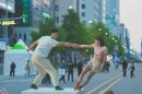 Performers from Acro Physical Theatre are shown in an undated production of "Duo," which will be part of La Jolla Playhouse's Without Walls (WOW) Fest, April 4-7, 2024.