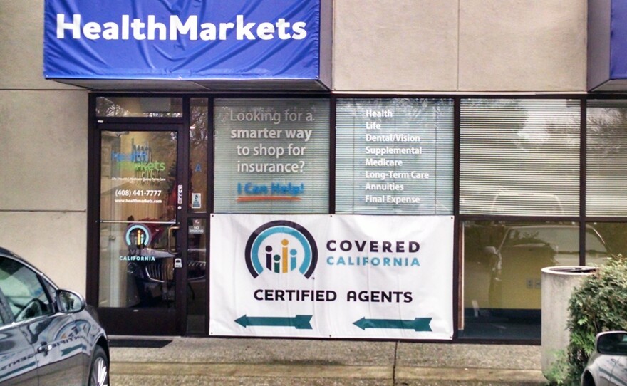 Storefronts like this one in Pleasant Hill, Calif., capture a lot of walk-in traffic for health insurance.