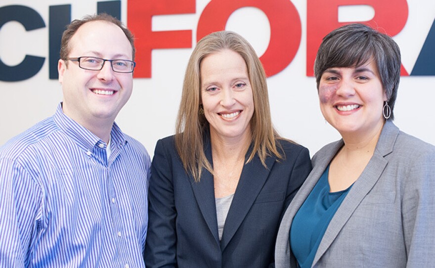 TFA at 25 years (from left): Matt Kramer, current co-CEO; Wendy Kopp, Founder; Elisa Villanueva Beard, current co-CEO.