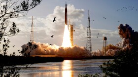 NASA's Artemis II moon rocket lifts off from the Kennedy Space Center's Launch Pad 39-B Wednesday, April 1, 2026, in Cape Canaveral, Fla.