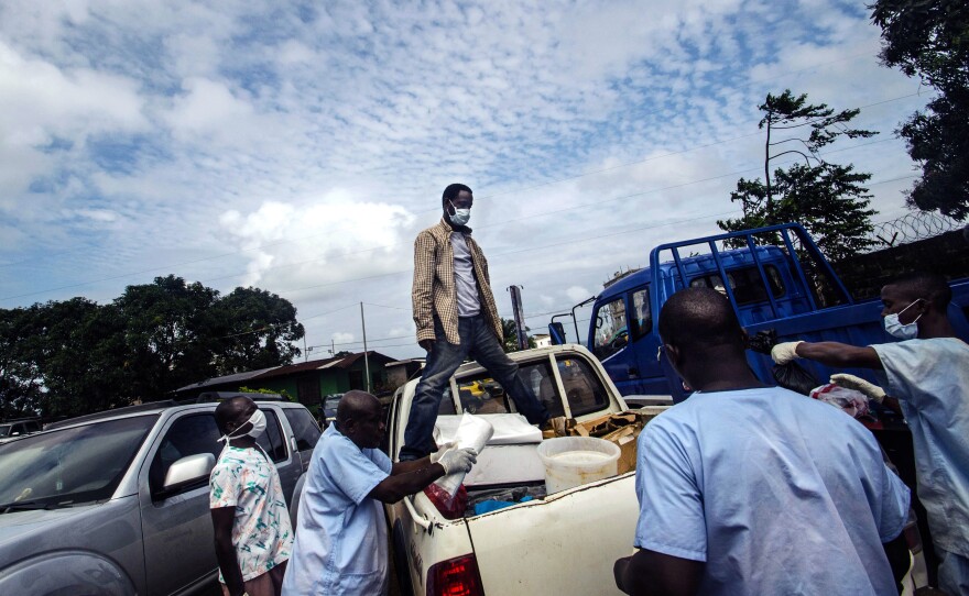 The body is extremely contagious after death, so collectors must wear full protective gear.
