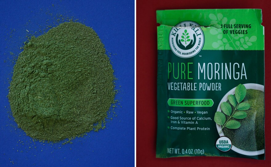 Powder, teabags, energy bars — these are some of the ways that moringa is attempting to make inroads into the American diet.