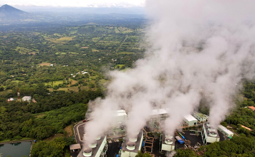 El Salvador is mining cryptocurrency with 300 computers in plant powered by Tecapa Volcano.