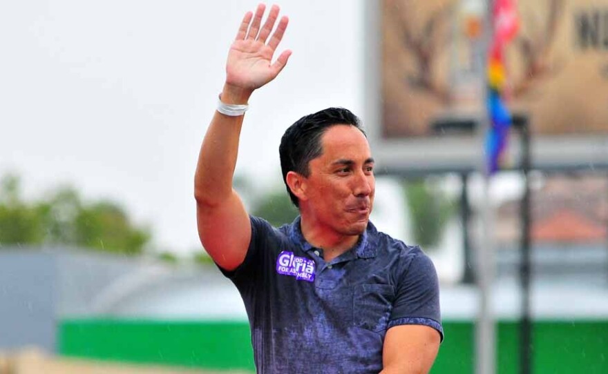 Todd Gloria appears in the 2015 San Diego Pride Parade.