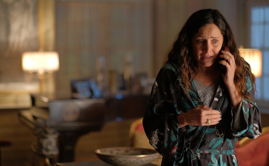 Sophie de Saint-Fiacre (Rachel Shelley) in MASTERPIECE: MAIGRET  Episode 5 "Maigret Comes Home – Part 1"