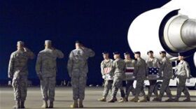 Dignified transfer of remains of Pfc. Nathan T. Davis