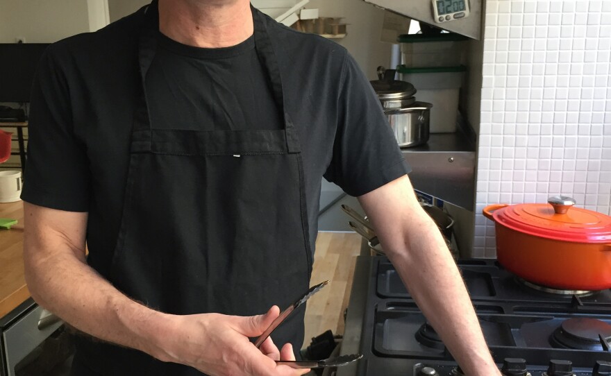 David Lebovitz and his counterfeit duck confit.