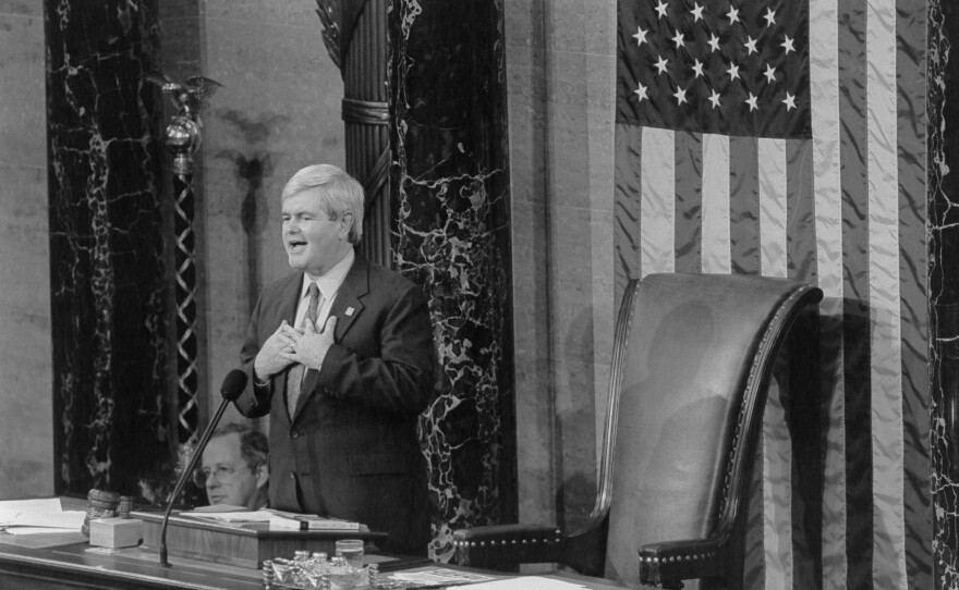 House Speaker Newt Gingrich, R-Ga. on Jan. 4, 1995.