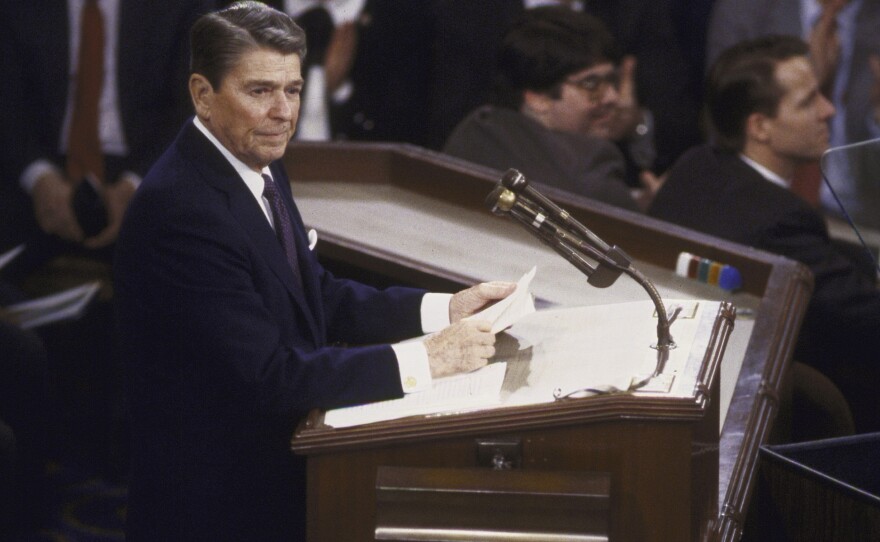 In December 1986 and again during his State of the Union address a month later, President Reagan conceded that "mistakes were made" by his administration when it sold arms to Iran and shipped the proceeds to Contras in Nicaragua.