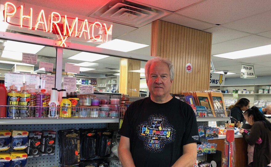 Richard Ost owns Philadelphia Pharmacy, in the city's Kensington neighborhood. He says he has stopped carrying Suboxone, for the most part, because the illegal market for the drug brought unwanted traffic to his store.