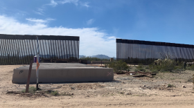 Thirty-foot-high border wall was installed along the border near Sasabe, Arizona, and Mexico this summer.