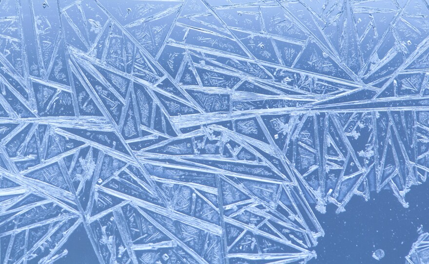 Almost all ice, from the ice cubes in your freezer to the hoarfrost seen on this glass, has the same hexagonal internal structure. It's why snowflakes have six arms. But the ice that scientists detail in the journal Nature is unlike anything seen before.